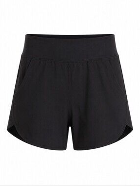 Lands' End Women's Black Full Coverage UPF Swim Board Shorts Sz 8 Beach Vacation